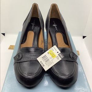 Jaclyn Smith - Idie 30129 - Slip On Heels - Black - Size 5 1/2M